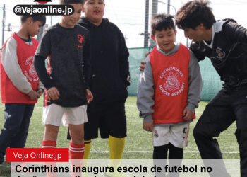 Corinthians inaugura escola de futebol no Japão e amplia alcance global