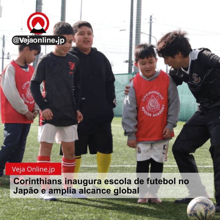 Corinthians inaugura escola de futebol no Japão e amplia alcance global