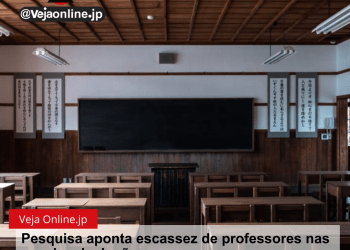 Pesquisa aponta escassez de professores nas escolas do Japão