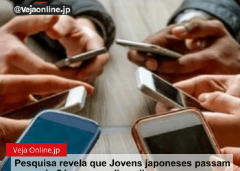 Pesquisa revela que Jovens japoneses passam cerca de 5 horas por dia online