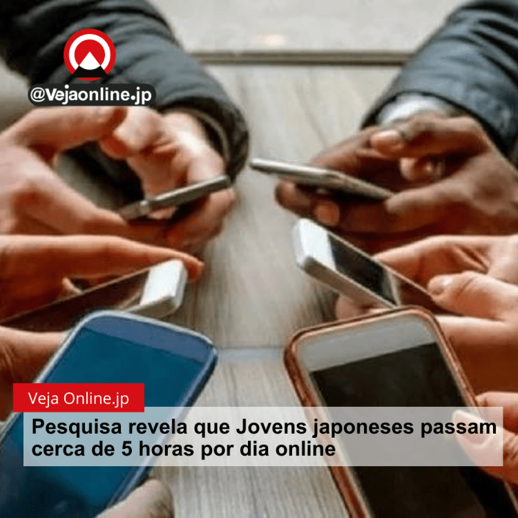 Pesquisa revela que Jovens japoneses passam cerca de 5 horas por dia online