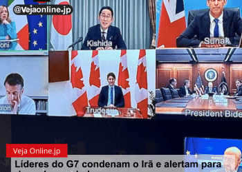 Líderes do G7 condenam o Irã e alertam para risco de escalada