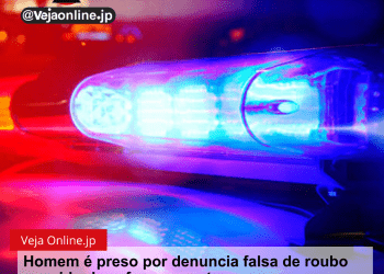 Homem é preso por denuncia falsa de roubo seguido de esfaqueamento