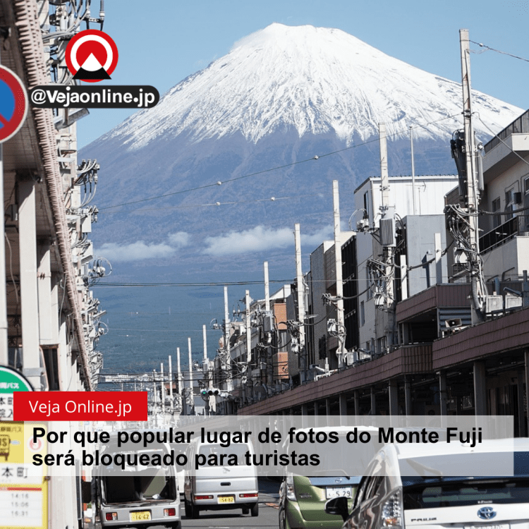 Por que popular lugar de fotos do Monte Fuji será bloqueado para turistas