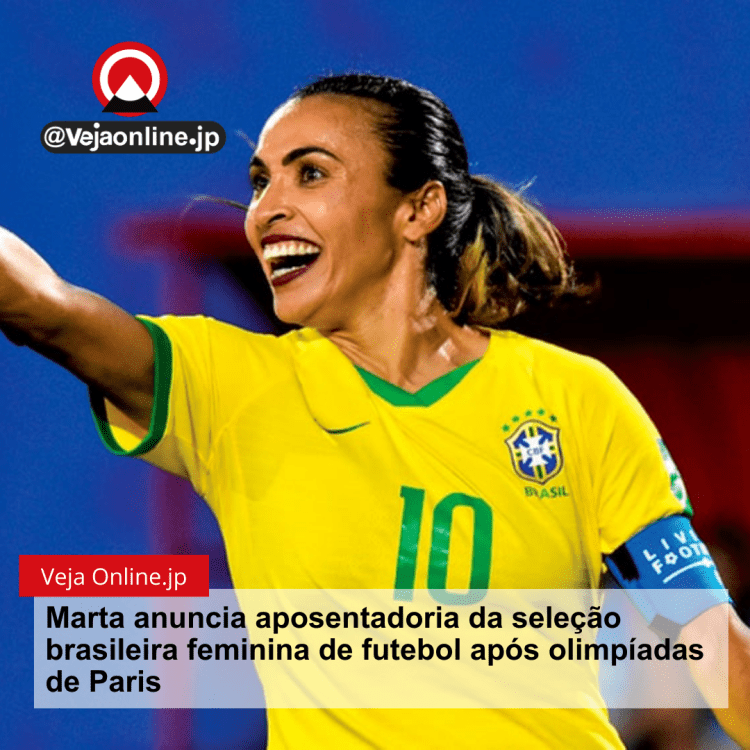 Marta anuncia aposentadoria da seleção brasileira feminina de futebol após olimpíadas de Paris