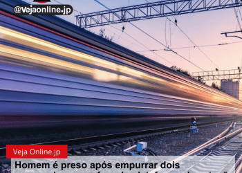 Homem é preso após empurrar dois passageiros para fora da plataforma da estação em Kawasaki