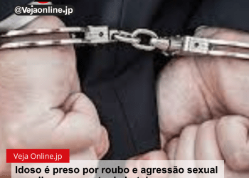 Idoso é preso por roubo e agressão sexual a mulher em quarto de hotel