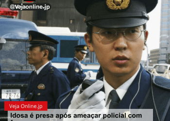 Idosa é presa após ameaçar policial com faca