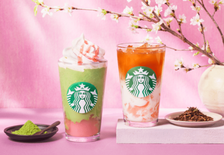 Starbucks Japão cria combinação perfeita de bebida para a primavera