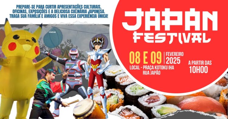 Japan Fest acontece neste fim de semana nos dias 8 e 9 em São Vicente. Saiba mais…