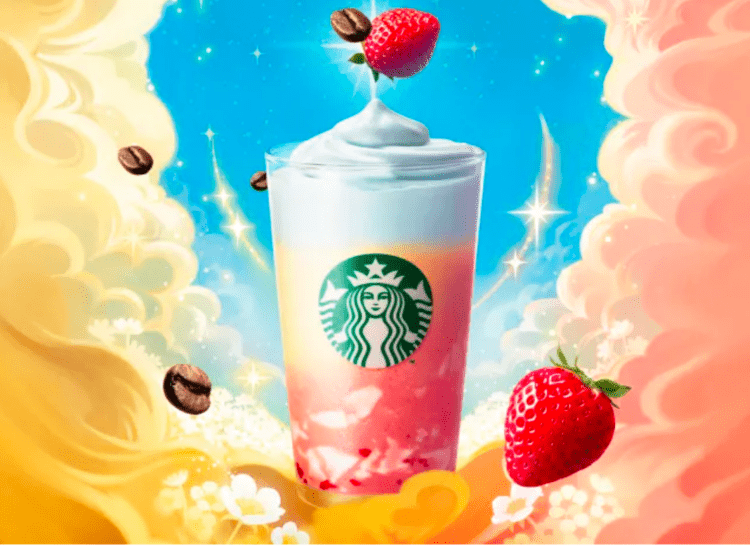 Starbucks Japão lança bebida que muda de cor e sabor ao ser misturada