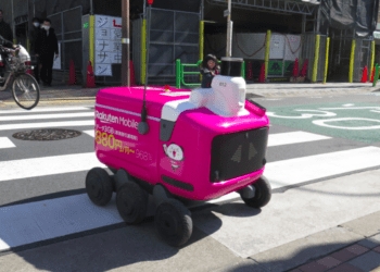 Rakuten planeja expandir entregas por robôs para o principal site de comércio eletrônico