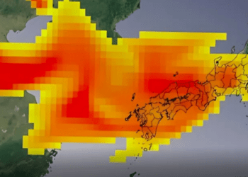 Tempestade de areia amarela chegam ao Japão