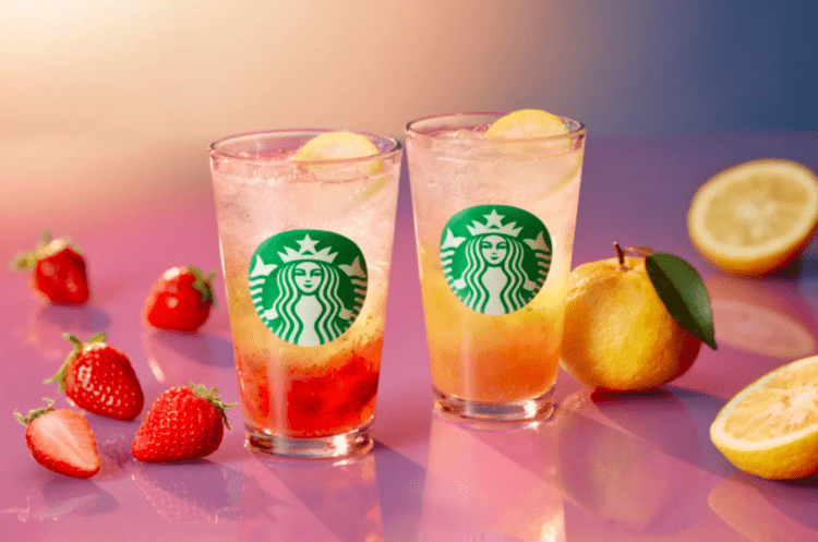 Starbucks Japão lança novos refrigerantes Chillax para o verão