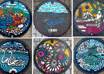 Projetos de tampas de bueiro são reconhecidos como patrimônio turístico no Japão