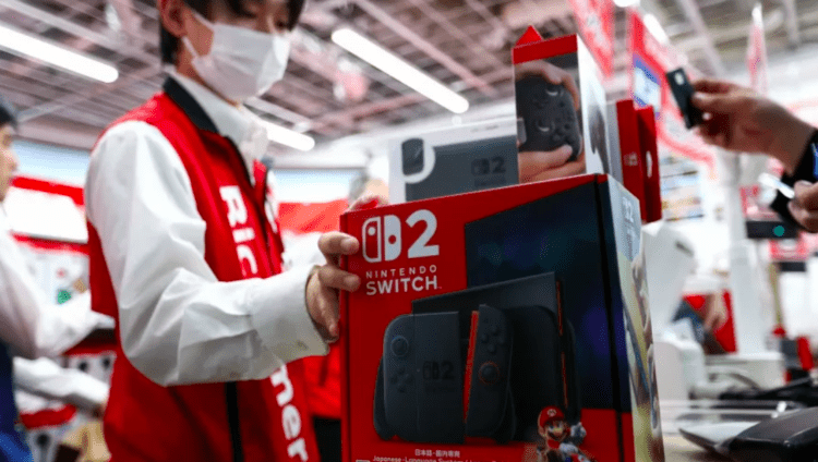 Nintendo teve venda recorde de 3,5 milhões de consoles Switch 2 nos primeiros quatro dias