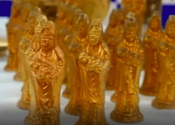 Criminosos são presos por roubo de estátuas de Buda