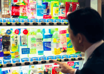 Suntory oferece três bebidas grátis em máquinas automáticas no Japão