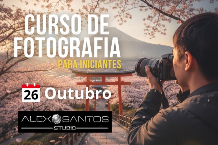 Curso de Fotografia para Iniciantes com Alex Santos começa no dia 26 de outubro em Gifu