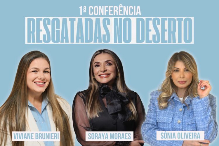 1ª Conferência “Resgatadas no Deserto” promete um encontro de fé, cura e esperança neste sábado em Aichi