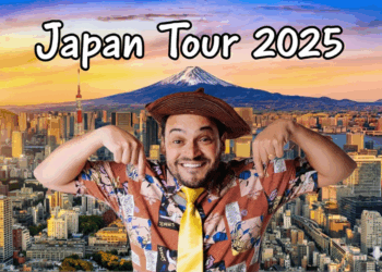 Matheus Ceará já está no Japão para turnê com shows em diversas províncias