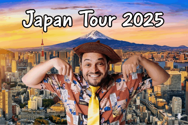 Matheus Ceará já está no Japão para turnê com shows em diversas províncias