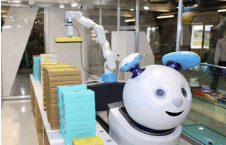 Robô em forma de gato começa a vender lembrancinhas no aeroporto de Narita