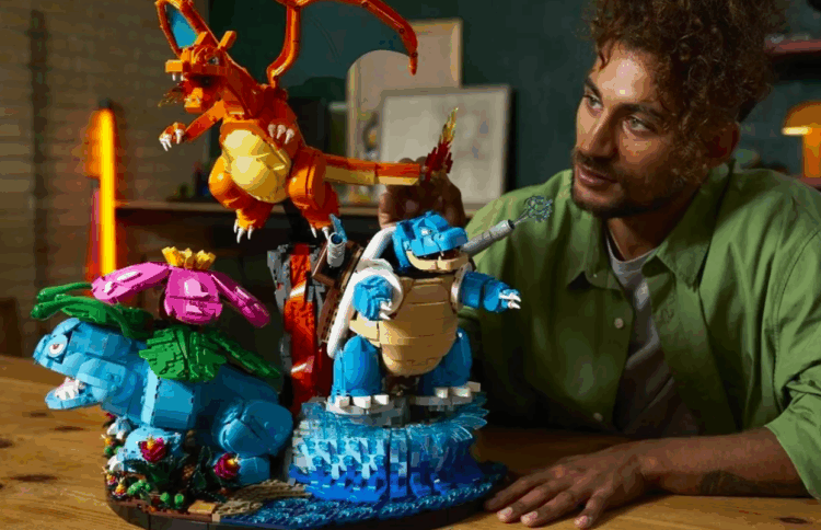 Lego lança primeiros kits oficiais de Pokémon após 30 anos