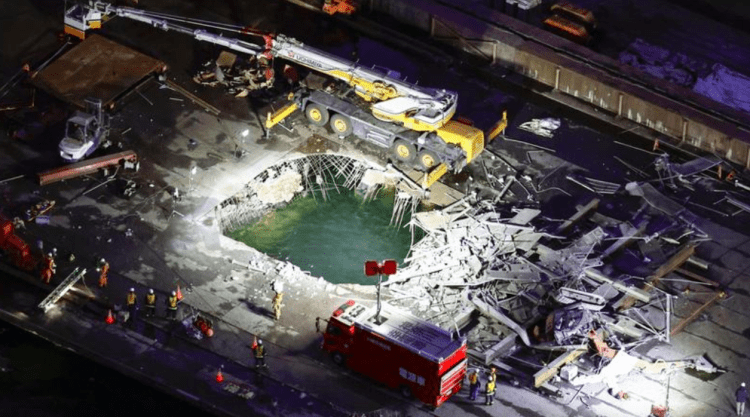 Queda de andaime mata dois em obra no Japão