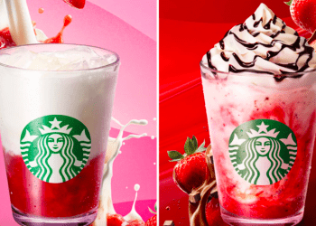 A Starbucks Japão lança duas novas bebidas “com pedaços”