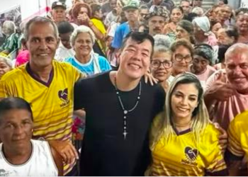 O carinho das ruas fortalece a missão: vereador Jhony Sasaki agradece reconhecimento da população vicentina